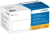 HERMA 4314 Frankieretiketten f&uuml;r Frankiermaschinen, 165 x 41 mm, 1000 St&uuml;ck,