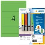HERMA 4299 Ordnerr&uuml;cken Etiketten kurz breit, 100 Blatt, 192 x 61 mm, 4 pro A4