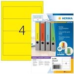 HERMA 4296 Ordnerr&uuml;cken Etiketten kurz breit, 100 Blatt, 192 x 61 mm, 4 pro A4