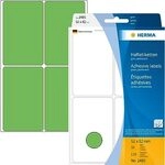 HERMA 2495 Vielzweck-Etiketten, 128 St&uuml;ck, 52 x 82 mm, 4 pro Bogen, selbstklebend,