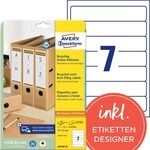 AVERY Zweckform LR4760-25 Recycling Ordnerr&uuml;cken Etiketten (210...