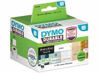 Dymo LW Hochleistungs Etiketten | 25 mm x 25 mm | weißes Polyester | 1.700