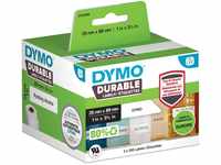 DYMO Original LabelWriter Hochleistungs-Etiketten | 25 mm x 89 mm | weißes