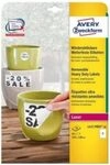 AVERY Zweckform L4717REV-20 Wetterfeste Folienetiketten (40 Aufkleber, 210x148mm auf
