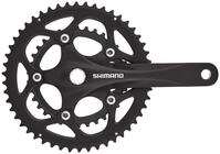 Shimano Road FC-R345 2x9-fach Kompakt Kurbelgarnitur, Black, 170 mm