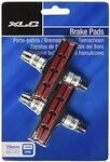 XLC V-Brake Bremsschuhe BS-V01, 4er Set 70 mm, Rot, Schwarz, One Size