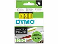 DYMO Original D1-Etikettenband | schwarz auf gelb | 19 mm x 7 m |...
