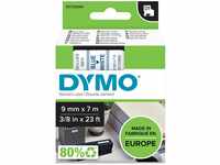 DYMO Original D1-Etikettenband | blau auf weiß | 9 mm x 7 m | selbstklebendes