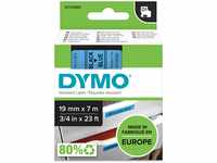 DYMO Original D1-Etikettenband | schwarz auf blau | 19 mm x 7 m |...