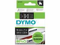 DYMO Original D1-Etikettenband | weiß auf schwarz | 19 mm x 7 m |...