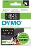 DYMO Original D1-Etikettenband | wei&szlig; auf schwarz | 24 mm x 7 m |...