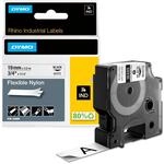 DYMO Rhino Industrie Nylonetiketten | flexibel | 19 mm x 3,5 m | schwarze...