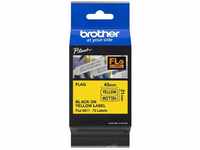 Brother FLe-2511 FLe-6511 Schriftbandkassette, schwarz/gelb, FLE6511, schwarz...