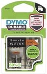 DYMO Original D1 Hochleistungs-Etikettenband | schwarz auf orange | 12 mm x 3 m 