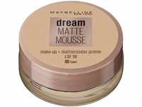 Maybelline New York Make Up, Dream Matte Mousse Make-Up, Mattierend, Nr. 40 Fawn