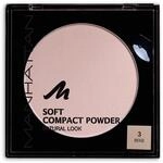 Manhattan Soft Compact Powder, Helles Kompakt Puder mit Puderquaste f&uuml;r einen