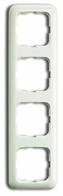 Busch-Jaeger 2514-212 Abdeckrahmen 4-fach Rahmen (Duroplast) Cremewei&szlig; Busch-Duro