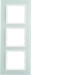 BERKER 10136909 Rahmen 3F Polws Glas