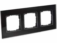 Gira 021305 Rahmen 3-fach Esprit Glas, schwarz