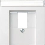 Gira Abdeckung 087603 BSF TAE Stereo USB System 55 rw, wei&szlig;