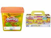 Play-Doh Basisbox mit 5 Dosen Knete und 15 Förmchen, für fantasievolles und