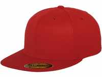 Flexfit Erwachsene Mütze Premium 210 Fitted, rot (red), L/XL