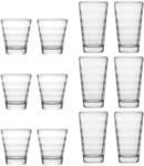 Leonardo Onda Wasser-Gl&auml;ser, 12er Set, sp&uuml;lmaschinengeeignete Saft-Gl&auml;ser,