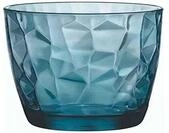 Bormioli Rocco 302259 Diamond Ocean Blue Whiskyglas, 390 ml, Glas, blau, 6 St&uuml;ck