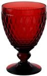 Villeroy & Boch Boston coloured Wasserglas Red, Kristallglas, 144mm