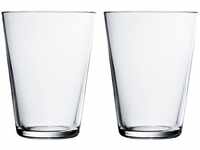 Iittala 1008589 Kartio 2-er Set Gläser klar, 40 cl, Glas