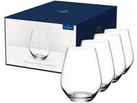 Villeroy & Boch – Ovid Wasserglas-Set, 4 teilig, 420 ml, Wassergläser,...
