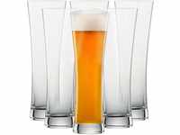 SCHOTT ZWIESEL Weizenbierglas Beer Basic 0,5 l (6er-Set), geradlinige...