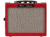 Fender Mini Deluxe Amp, Suitable for Electric Guitar & Bass - Red, Voll