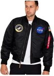 Alpha Industries MA-1 VF NASA Bomberjacke f&uuml;r Herren Black