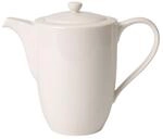 Villeroy und Boch For Me Kaffeekanne, Premium Porzellan, Wei&szlig;, 16 x 16 x 14 cm