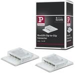 Paulmann 70618 MaxLED Clip-to-Clip Verbinder f&uuml;r LED Strip 2er-Pack Zubeh&ouml;r...
