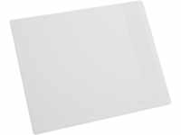 Läufer 37537 La Linea Mouse-Pad, 21x26 cm, naturgenarbtes Rindsleder, weiß,