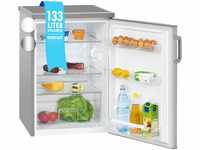 Bomann Kühlschrank ohne Gefrierfach mit 133L Nutzinhalt und 3 Ablagen | Kühlschrank