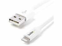 StarTech.com 2m Apple® 8 Pin Lightning Connector auf USB Kabel - Weiß - USB...