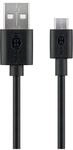 Goobay 46800 Micro USB Lade und Synchronisationskabel f&uuml;r Android-Ger&auml;te, Schwarz