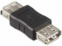 GOOBAY USB 2.0 Hi-Speed Adapter, USB 2.0-Buchse (Typ A), Schwarz - USB...