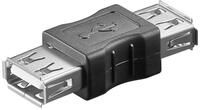 goobay 50293 USB 2.0 Hi-Speed Adapter zum verbinden zweier USB-Kabel- USB Kupplung