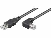 goobay 95118 Hi-Speed-Kabel, USB 2.0, Schwarz, 5 m Länge