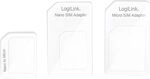 LogiLink AA0047 Dual Sim-Karten Adapter f&uuml;r Micro SIM und Nano SIM