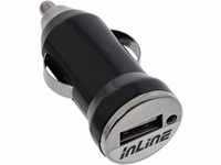 InLine 31502K USB KFZ Ladegerät Stromadapter, 12/24VDC zu 5V DC/1A, Mini
