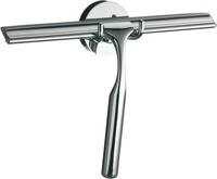 Emco SYSTEM2 Duschwischer mit Halterung, Duschabzieher aus Metall zur Wandmontage,