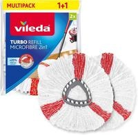 Vileda Turbo 2in1 EasyWring&Clean Ersatzk&ouml;pfe | Mikrofaser Moppkopf f&uuml;r...