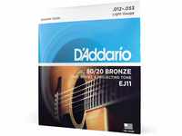 D'Addario Gitarrensaiten Westerngitarre - Gitarrensaiten Akustikgitarre -...