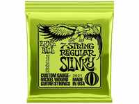 Ernie Ball Regular Slinky 7-Saiter Nickel Wound E-Gitarrensaiten, Stärke 10-56