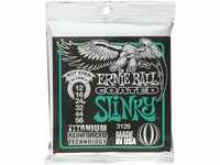 Ernie Ball Not Even Slinky Coated Titanium RPS E-Gitarrensaiten, Stärke 12-56